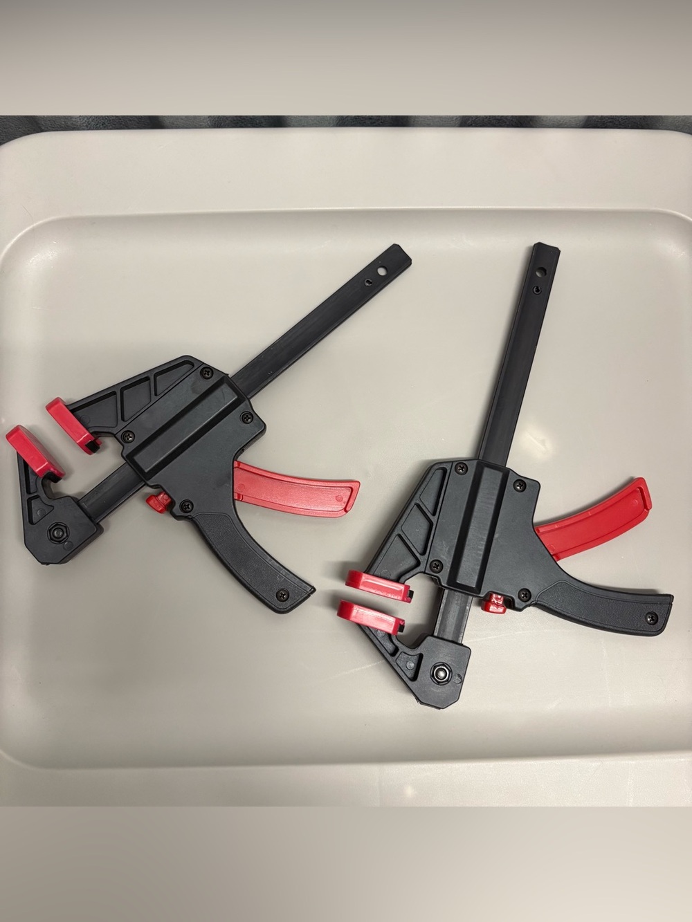 Black & Red Hyper Tough Clamps - Safe Grips Clamps set Accessory